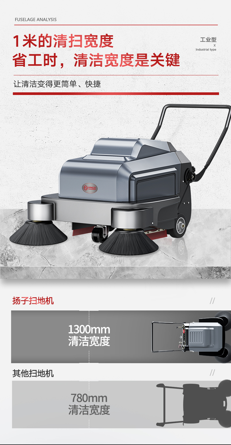 必一B-SportsS3手推式扫地机(图7)